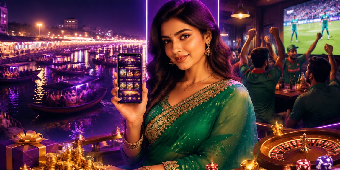 বরিশালে শাড়ি পরে cricks ক্রিকেট বেটিং উপভোগ করছেন একজন সদস্য