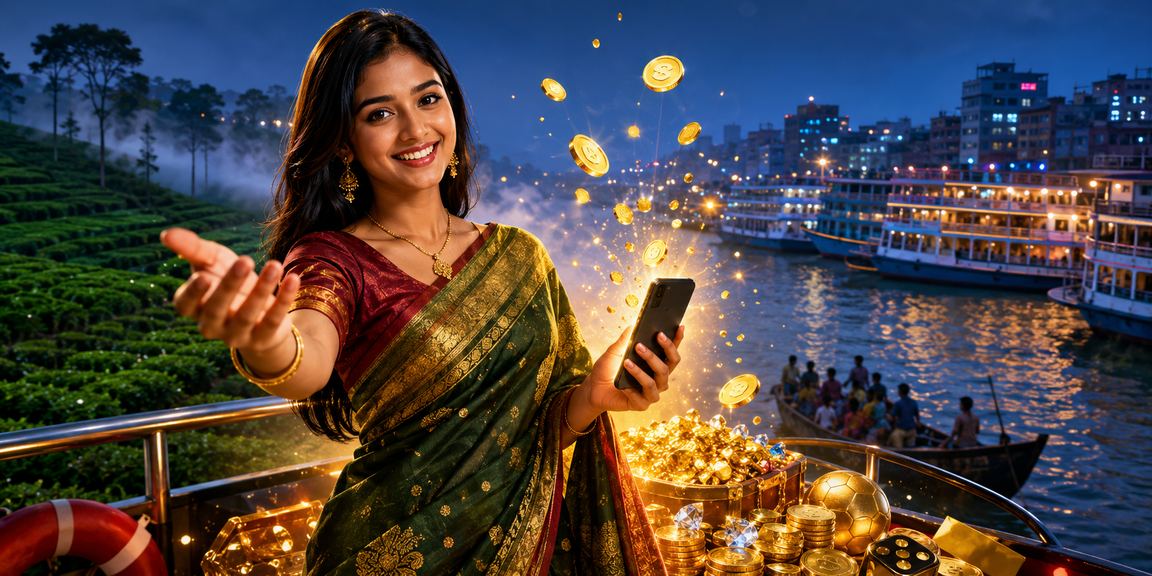 ঢাকার চা বাগানে cricks ব্যবহারকারী স্পোর্টস বেটিং করছেন